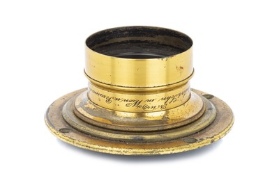 Lot 338 - A Voigtlander & Sohn Brass Lens