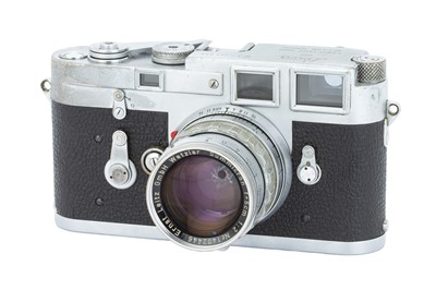 Lot 45 - Wilhelm Rauh's Leica M3 SS Rangefinder Outfit