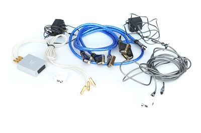 Lot 113 - QED A-QCV Scart to Component Video Adaptor & Two Toslink Converters