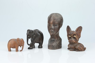 Lot 17 - A German novelty rolling eye clock by J. Oswald in the form of a Scottie Dog