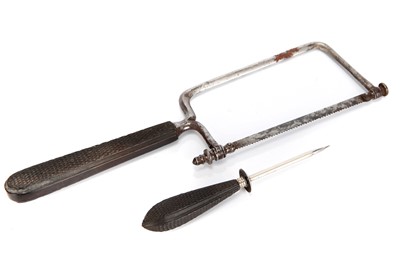 Lot 45 - A Metacarpel Amputation Saw, Trocar & Cannula