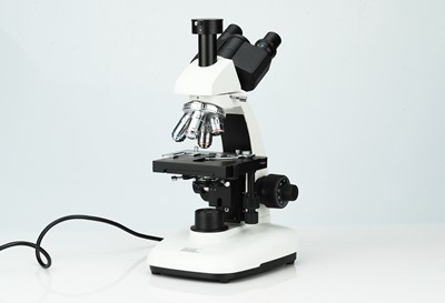 Lot 235 - A Modern Trinocular Microscope By Brunel Microscopes Ltd