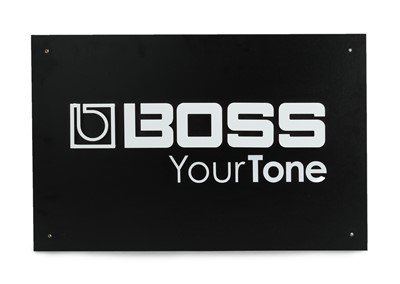 Lot 127 - Original Boss Audio Advertising sign