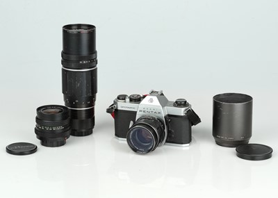 Lot 125 - A Pentax SPII 35mm SLR Camera