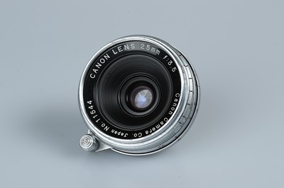 Lot 75 - A Canon f/3.5 25mm Lens