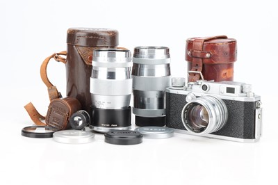 Lot 69 - A Canon IIIa Rangefinder Camera