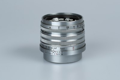 Lot 82 - A Nikon Nippon Kogaku Nikkor-H.C f/2 50mm Lens