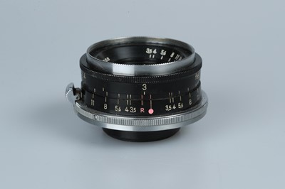 Lot 83 - A Nikon Nippon Kogaku W-Nikkor f/3.5 35mm Lens