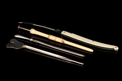 Lot 54 - Silver & Ivory Surgical Instruments