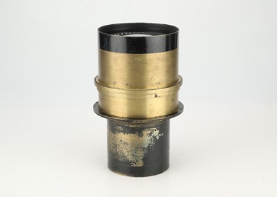 Lot 338 - A Huge Wray f/6.3 36" Brass Lens
