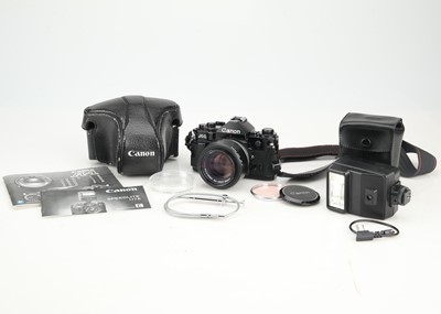 Lot 115 - A Canon A-1 35mm SLR Outfit