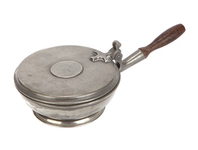 Lot 82 - A Dutch Pewter Spittoon