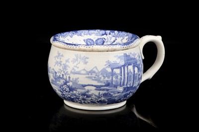 Lot 85 - An English Transfer Printed Spittoon