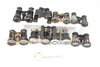 Lot 200 - A Selection of Opera Glasses & Binoculars