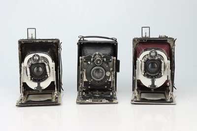 Lot 395 - A Selection of Three Complicated Folding Cameras