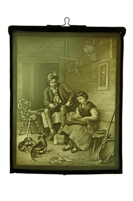 Lot 108 - A Lithophane in Lead Frame