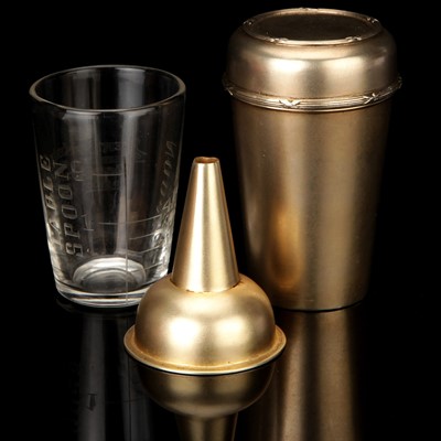 Lot 26 - A Silver-Gilt Travelling Medical Set by Albert Barker