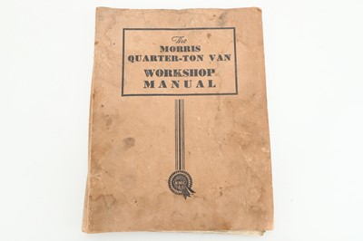 Lot 3 - Morris Quarter-Ton Van Original Workshop Manual