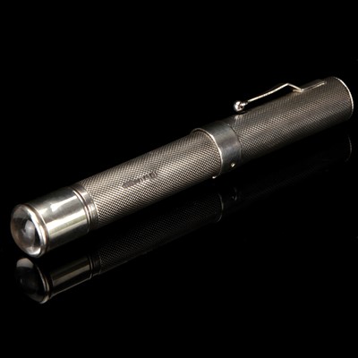 Lot 27 - A Silver-Cased Doctor's Torch