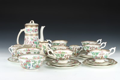 Lot 75 - A Coalport Indian Tree Part Tea and Coffee Service