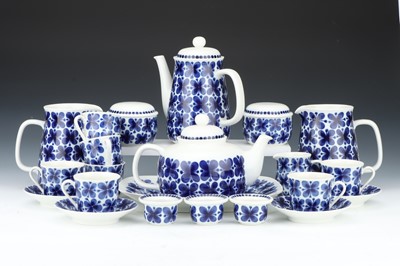 Lot 76 - A Swedish  Rorstrand  Mon Ami Pattern Part Tea & Coffee Service