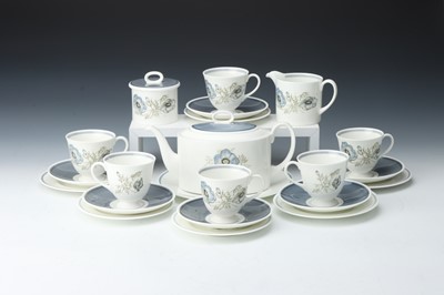 Lot 79 - Suzie Cooper 'Glen Mist' Six Setting Tea Set