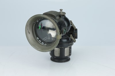 Lot 90 - A Jos Lucas 'King of the Road' Acetylene Bicycle Lamp
