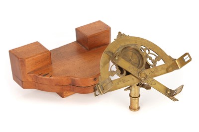 Lot 137 - A Graphometer by Nicholas Bion