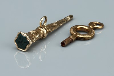 Lot 137 - A Victorian Fob Pencil and Seal
