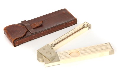 Lot 147 - A Rare Ivory Surveying Compendium Rule