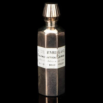 Lot 3 - A Silver Medicine Bottle