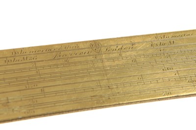 Lot 148 - A Fine Military Gunter's Rule