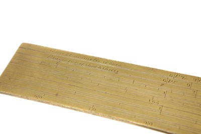 Lot 148 - A Fine Military Gunter's Rule