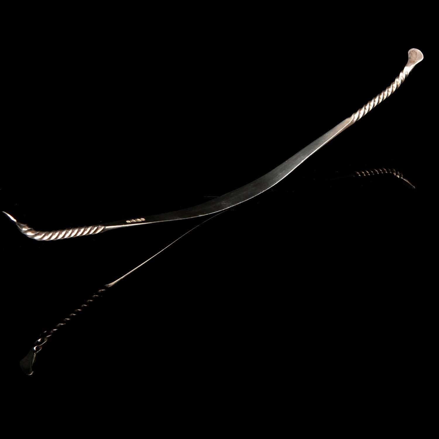 Lot 30 - A Silver Tongue Scraper