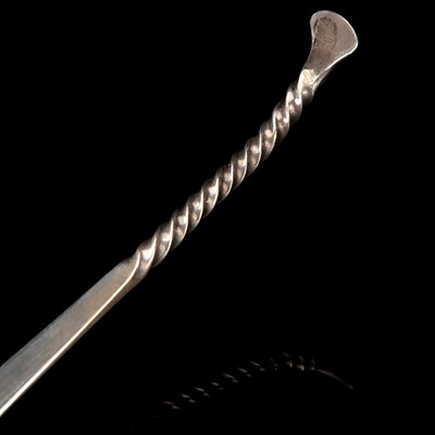 Lot 30 - A Silver Tongue Scraper