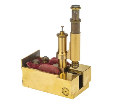 Lot 186 - A Fine & Rare Nachet Pocket Microscope  - Microscope de Poche