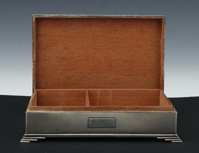Lot 67 - A George V Silver Table Top Cigarette Case