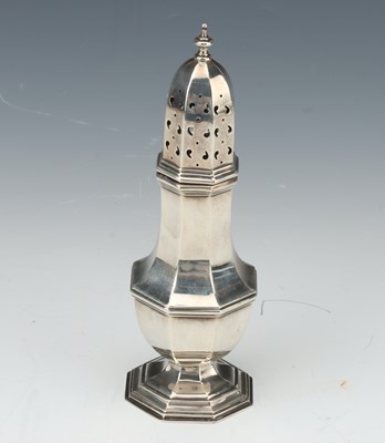 Lot 71 - A George VI Silver Sugar Caster