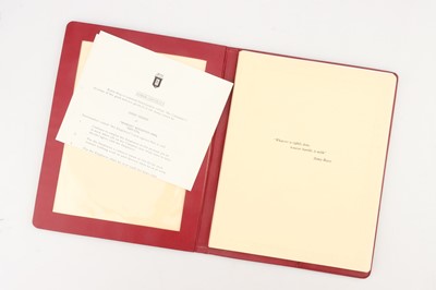 Lot 1 - A Contract of Employment  and Book for Rolls Royce