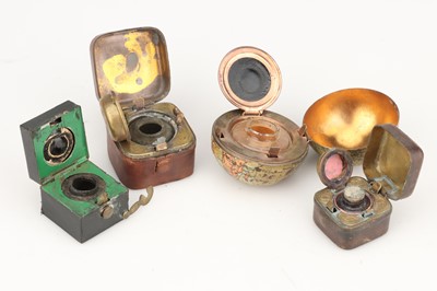 Lot 30 - A Novelty Globe Ink Well