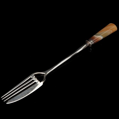 Lot 33 - A Large Victorian Silver Amputee's Fork