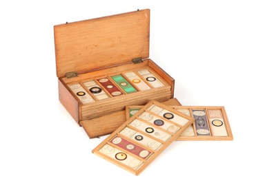Lot 19 - A Collection of 36 Microscope Slides