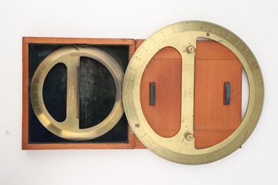 Lot 294 - Two Circular Protractors