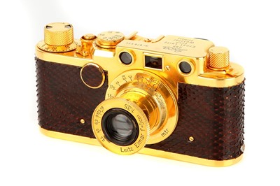 Lot 1009 - A Leica IIf Gold Rangefinder Camera