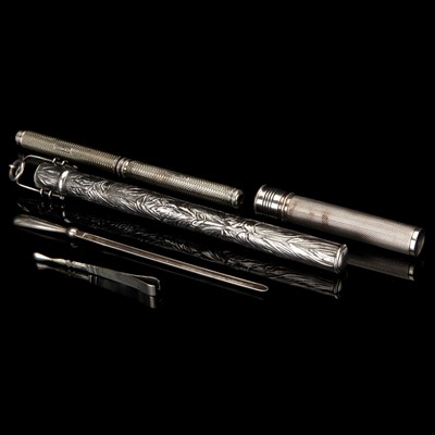 Lot 37 - Five Medical Silver Items