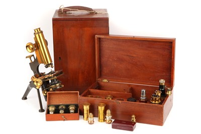 Lot 22 - A Watson Edinburgh Microscope