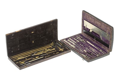Lot 117 - Two Sets of 19th Century Drawing Instruments.