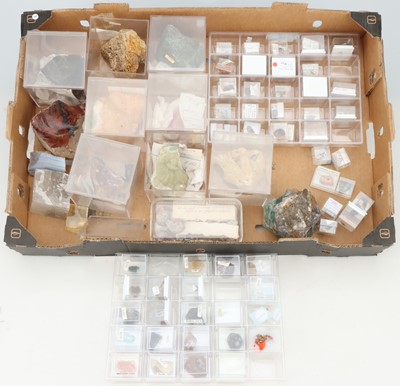 Lot 157 - Minerals, Large collection of Minerals including Obsidian