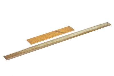 Lot 121 - A Gunter's Scale and a Scale Rule