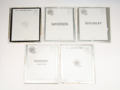 Lot 17 - A Group of British Motor Company Glass Negative Plates